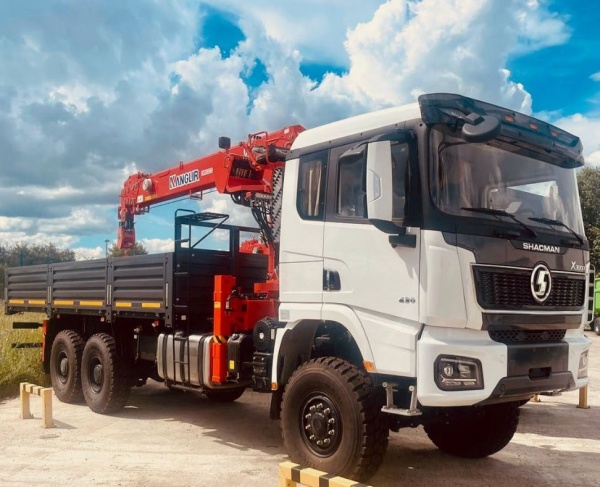 Бортовой Shacman X3000 SX32586V385 (рестайлинг) c КМУ Kanglim KS 2056
